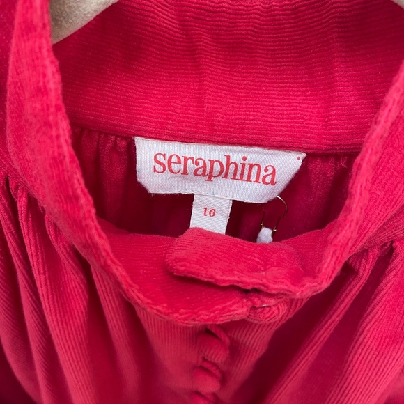 Seraphina "Winter Nehru" Pinwale Corduroy Maxi Dress, UK16/US12 - Picture 6 of 9